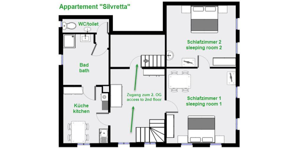 Haus Mair Apartment Гашурн Екстериор снимка